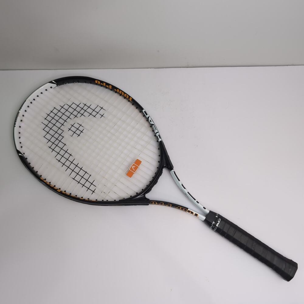 Head Tour Pro Titanium Tennis Racquet 4 3/8 Grip - New Grip - Black White Orange